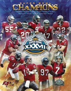 TAMPA BAY BUCCANEERS 8x10 Bucs Team Photo SUPER BOWL XXXVII CHAMPIONS ...