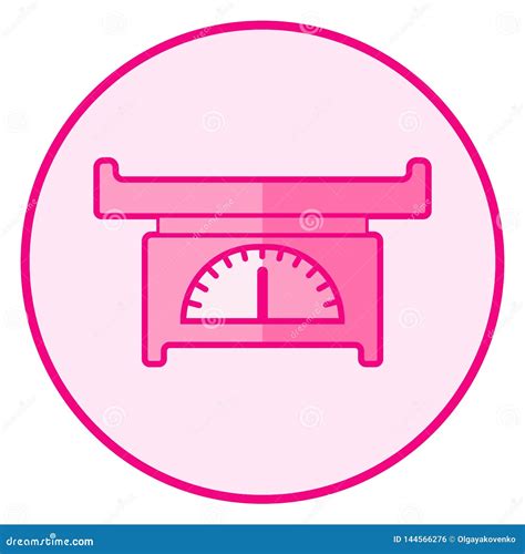 Baby Scales. Baby Icon On A White Background, Line Design Vector Illustration | CartoonDealer ...