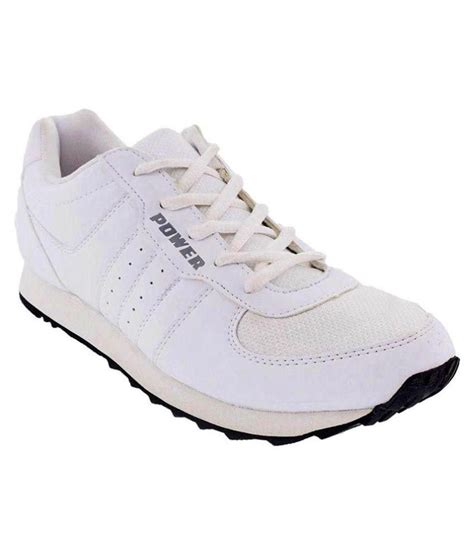 Bata Power White Running Shoes - Buy Bata Power White Running Shoes Online at Best Prices in ...