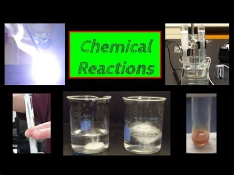 Easy Science Experiments Chemical Reactions