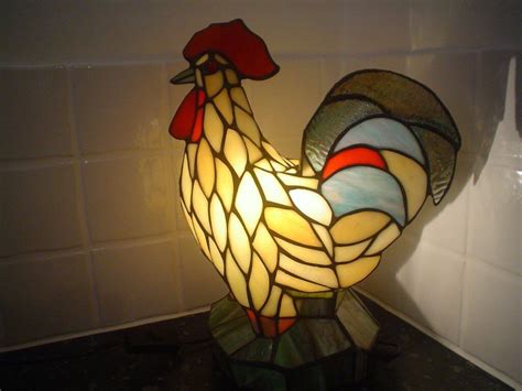 TIFFANY STYLE ROOSTER LAMP IN PERFECT CONDITION | in Cowdenbeath, Fife | Gumtree