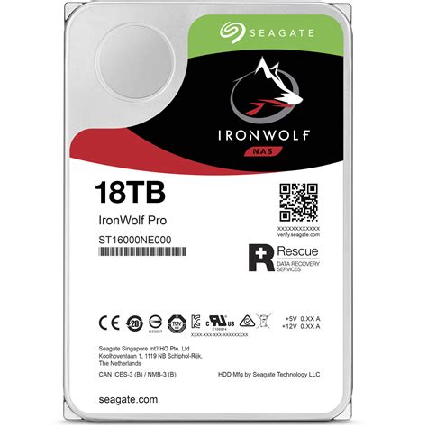 Seagate 18TB IronWolf Pro SATA III 3.5" ST18000NEA00