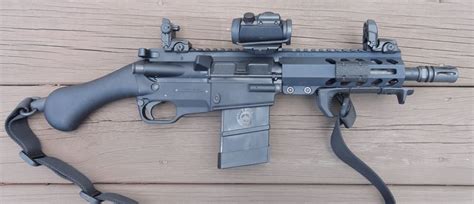 Fightlite "Raider" AR-15 5.56 with a Raptor Lower Shotgun Grip | Ruger Pistol Forums