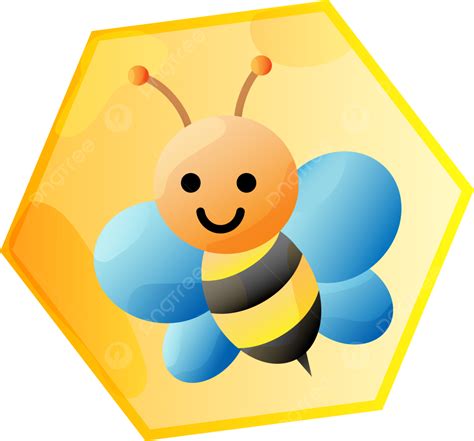 Baby Bee Vector Art PNG, Baby Bee Color Yellow 1, Bee, Animal, Yellow ...