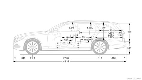 2017 Mercedes-Benz E-Class Estate - Dimensions | Caricos