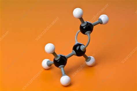 Propene, molecular model - Stock Image - C001/0719 - Science Photo Library