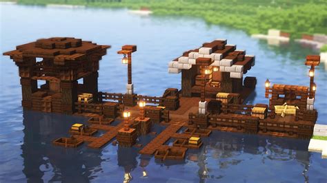 10+ Wonderful Minecraft Dock House Ideas - TBM | TheBestMods