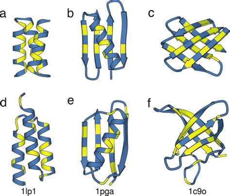 Comparison of de novo designed and real native protein structures.... | Download Scientific Diagram