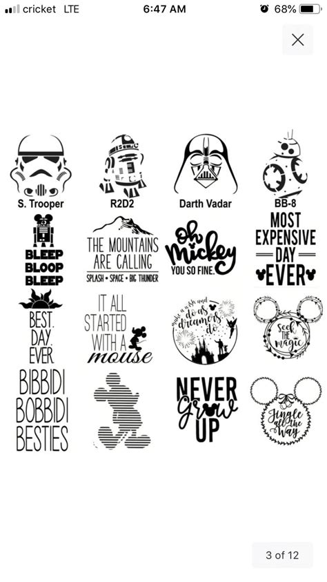 10533+ Cricut Vinyl Disney Svg SVG File