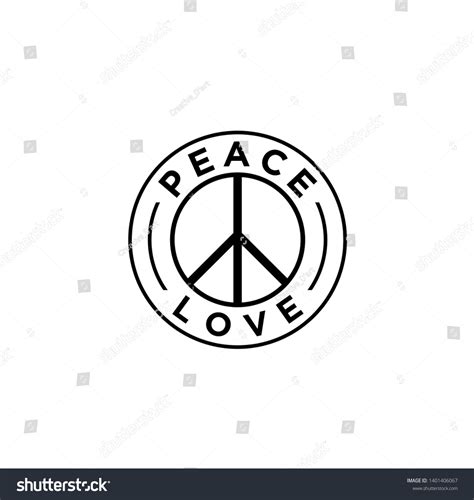 Peace Logo Design Inspiration Peace Vector Stock Vector (Royalty Free) 1401406067 | Shutterstock