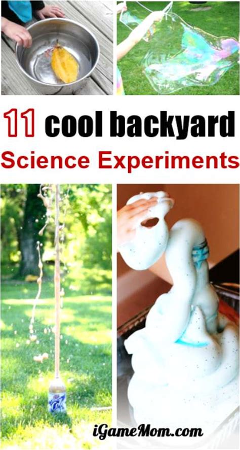 10 Cool Backyard Science Experiments for Kids