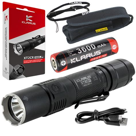 Klarus XT2CR Rechargeable Flashlight 1600 Lumens – LightJunction