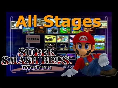 Super Smash Bros. Melee - All Stages - YouTube