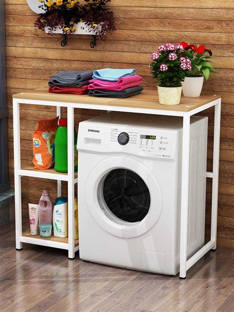 Washing machine rack... Balcony storage locker bathroom shelf..|washing machine rack|balcony ...