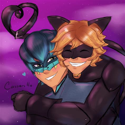 Happy Lukadrien (Vipernoir in this case) : r/miraculousladybug