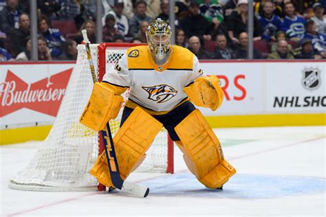 Juuse Saros has Historic Night for Predators Against Hurricanes