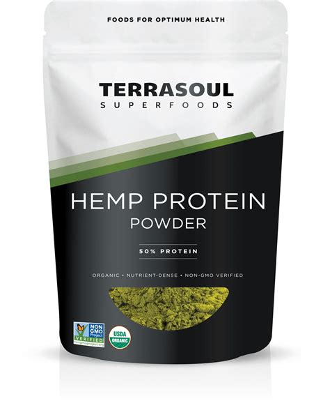 Hemp Protein (50% Protein) – Terrasoul Superfoods