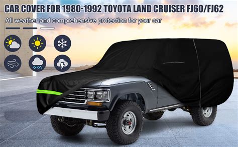 Amazon.com: Waterproof Car Cover Replace for 1980-1992 Toyota Land ...