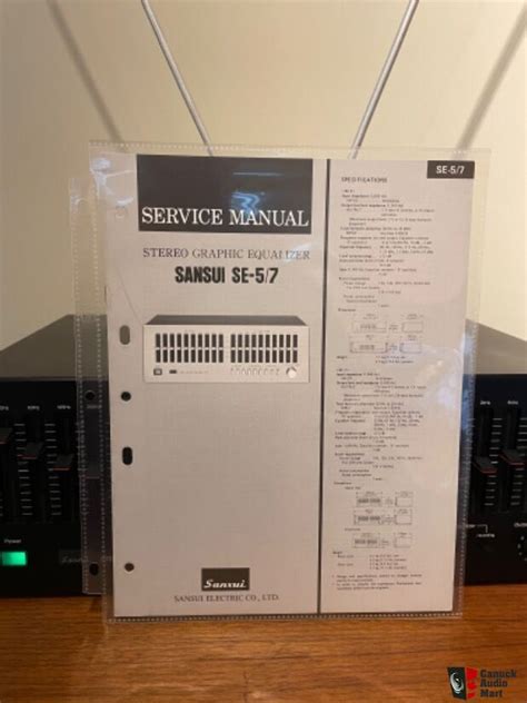 Sansui Stereo Graphic Equalizer SE-7 EQ with Original Manual For Sale ...