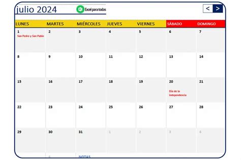 Calendario Julio 2024 Con Festivos Colombia - Image to u