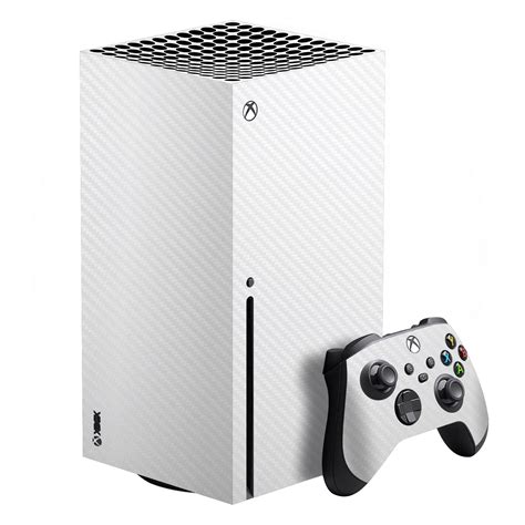 XBOX Series X 3D White CARBON Fibre Skin, Wrap – EasySkinz™