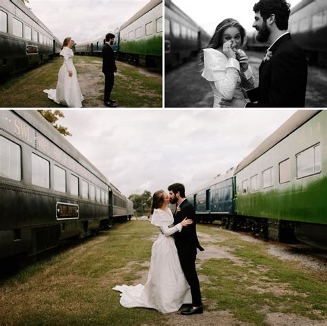 Seeing Red! A Spiritual + Celestial Wedding in an Abandoned Train ...