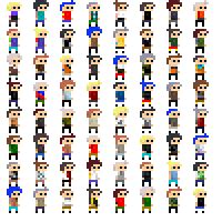 random pixel characters | OpenGameArt.org