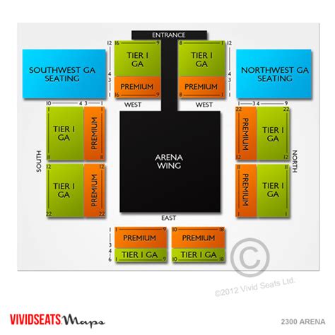 2300 Arena Seating Chart | Vivid Seats