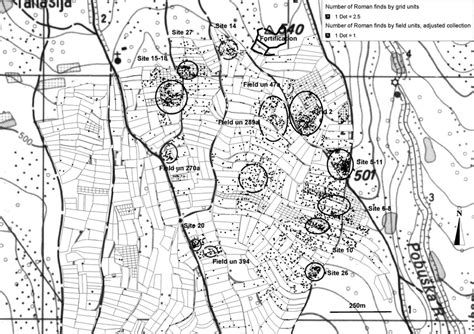 An interpretative map of the survey results near Scupi. | Download Scientific Diagram