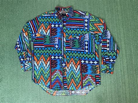 Vintage Frontier Series Western Shirt Multicolor Men’… - Gem