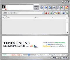 Blinkx Search Engine and The Times Partner for Desktop News Application