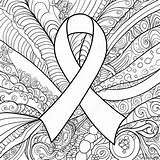 Breast Cancer Awareness Ribbon Coloring Page 8270 6598 sketch template