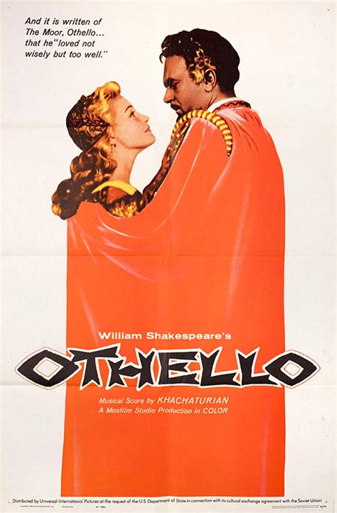 Othello 1961 U.S. One Sheet Poster - Posteritati Movie Poster Gallery