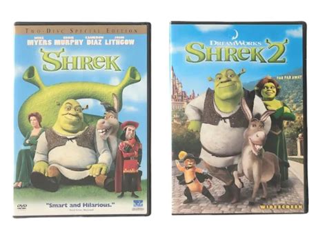 2 SHREK DVDS ~ Shrek 2-Disc Special Edition Set and Shrek 2 Widescreen Free Ship £12.54 ...