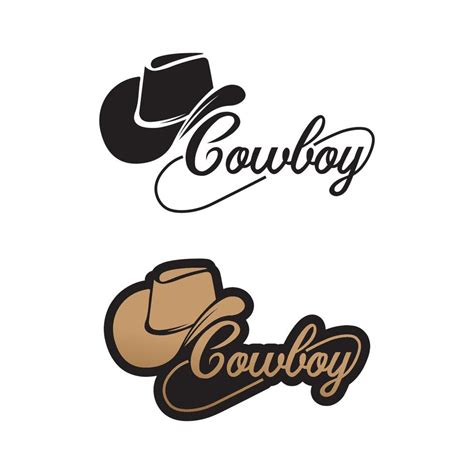 cowboy hat logo icon vector design template 16733442 Vector Art at Vecteezy