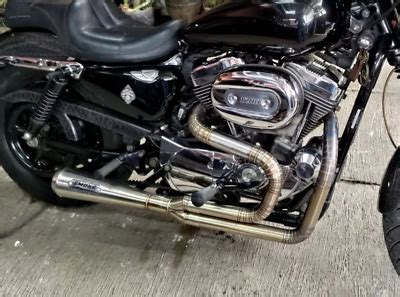 1999-2020 Harley Davidson Sportster 1200 Full System Exhaust 2 Into 1 ...