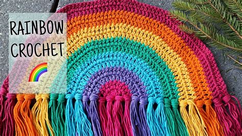 Rainbow Crochet 🌈 | Easy - YouTube in 2020 | Rainbow crochet, Beginner crochet projects, Crochet