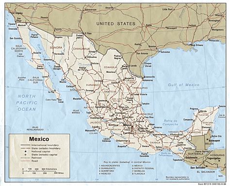 Printable Maps Of Mexico