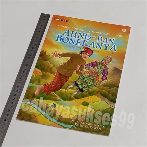 Buku Anak Anak Mewarnai Dongeng Aung dan Bonekanya, Buku & Alat Tulis, Buku di Carousell