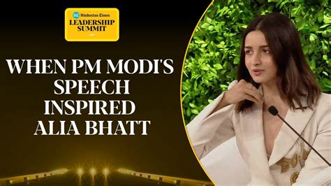 'I Was In Awe When PM...': Alia Bhatt Talks About Modi's Speech That ...