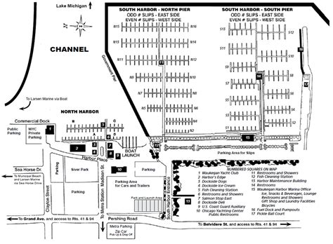 Marina Map - Waukegan Harbor