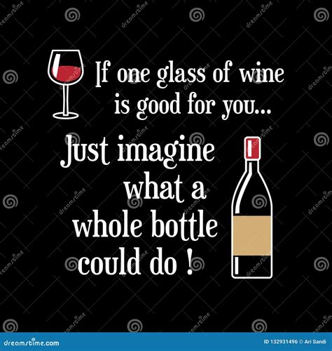 Funny Wine Quote and Saying. Stock Vector - Illustration of sayings ...