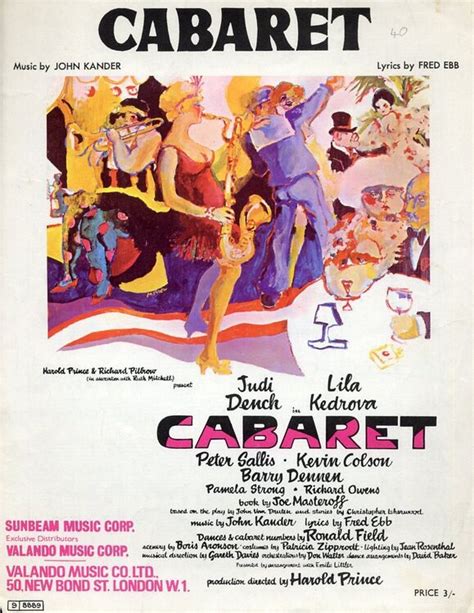 Cabaret - Song from 'Cabaret' only £8.00