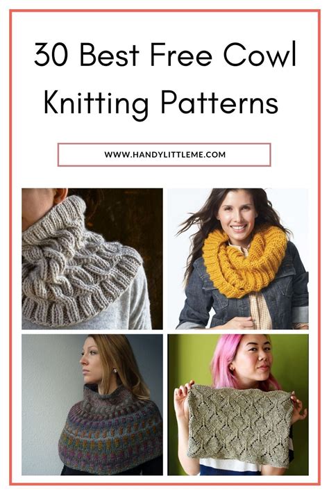 30 Best Free Cowl Knitting Patterns - Handy Little Me