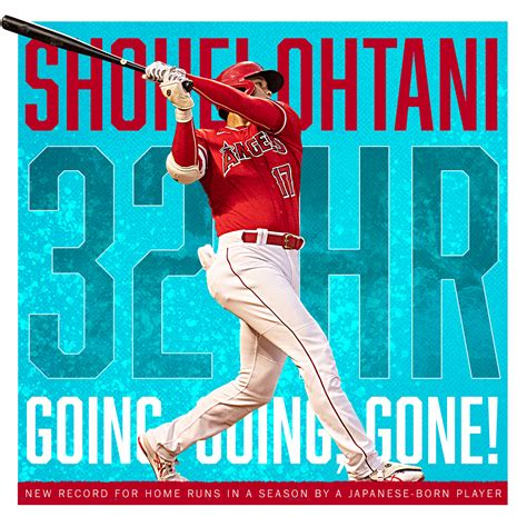 Los Angeles Angels on Twitter: "With his 32nd home run, Shohei Ohtani ...