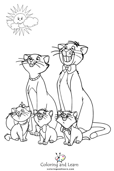 Aristocats Coloring Pages (FREE) (2024) - Coloring and Learn