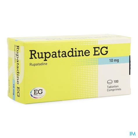 RUPATADINE EG 10MG TABL 100X10MG | Apotheek Thiels