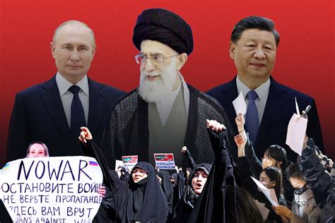 How Russia, Iran and China are susceptible to revolution.