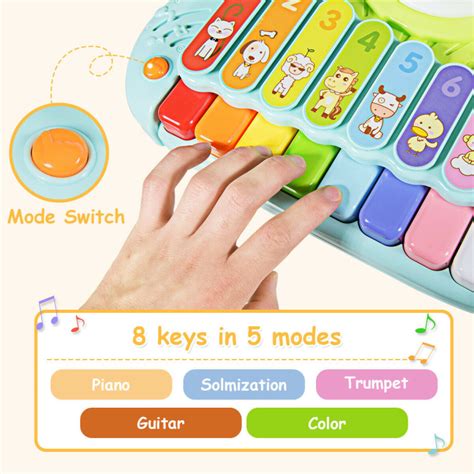 3-in-1 Electronic Piano Xylophone Game Drum Set - Costway