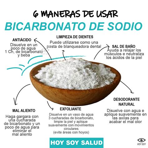 Propiedades del bicarbonato de sodio HOYSOY.NET ️